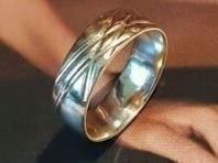 Anelli: Stilvoller Goldring mit elegantem Muster – Nuovo (secondo la descrizione) da Unterägeri venduto da Altgoldschmuck 5