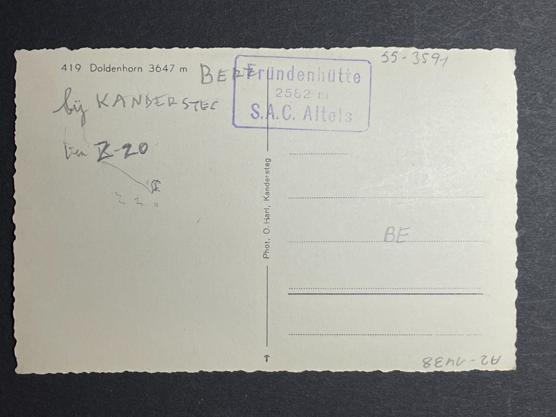 Cartes postales: Doldenhorn, Kandersteg – D'occasion à Steg VS par _vinci_ 1
