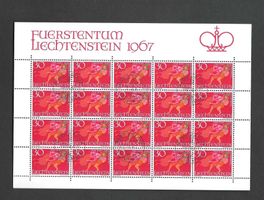 Liechtenstein Bogen ab 1.- Franken