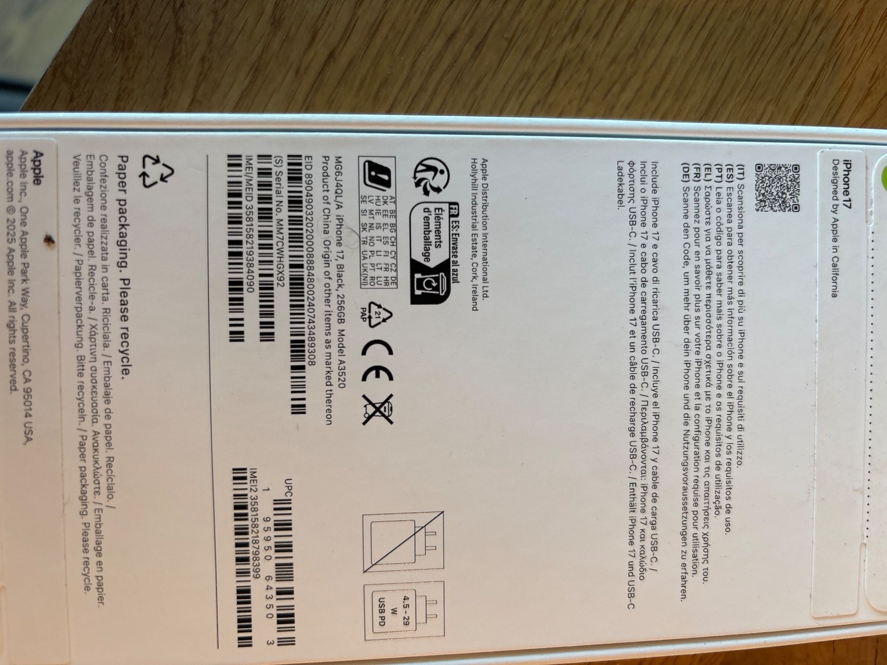 Apple Handys / Smartphones: iPhone 17 schwarz 256GB ungeöffnet – Neu und originalverpackt aus Luzern von Christianemarks 2