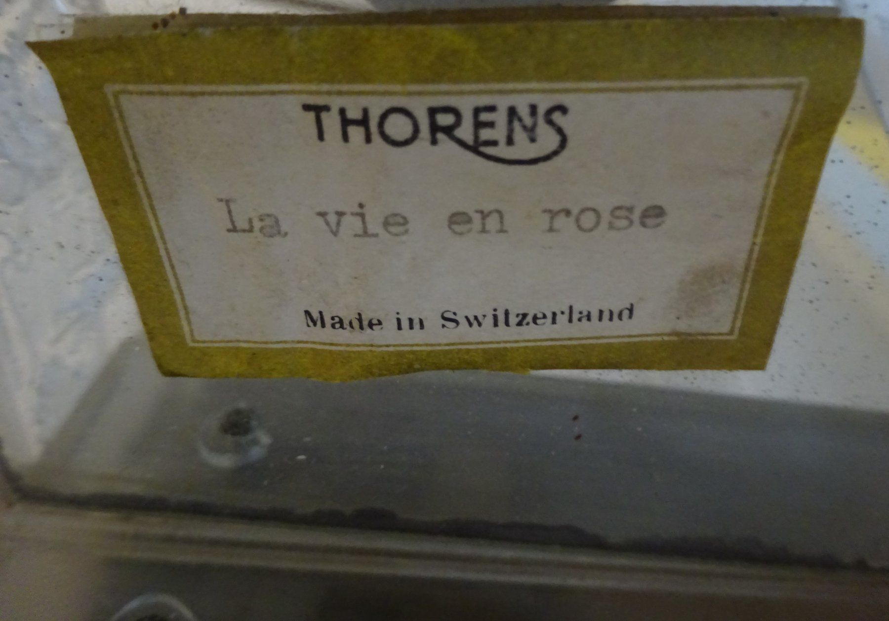 Thorens Carillon: Antike Musikdose Spieldose Piano – Usato da Esslingen venduto da eintagammeer 8