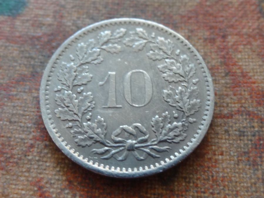 Alle Münzen: 10 Rp. 1978  (B) – Gebraucht aus Romanel-sur-Lausanne von Swift13 1