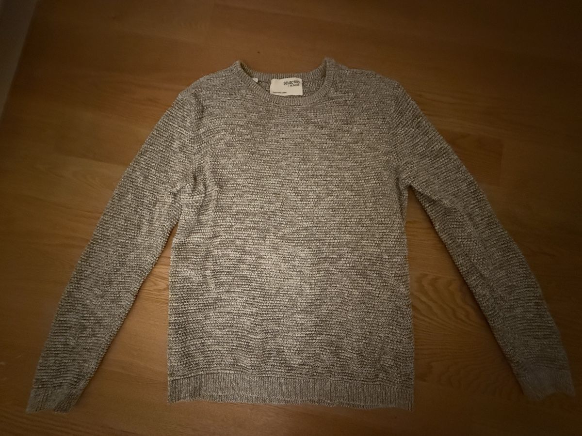 Selected Pullover & Sweatshirts: Herren Pullover SELECTED / HOMME grau Grösse M – Gebraucht aus Neuhausen von ddelucia87