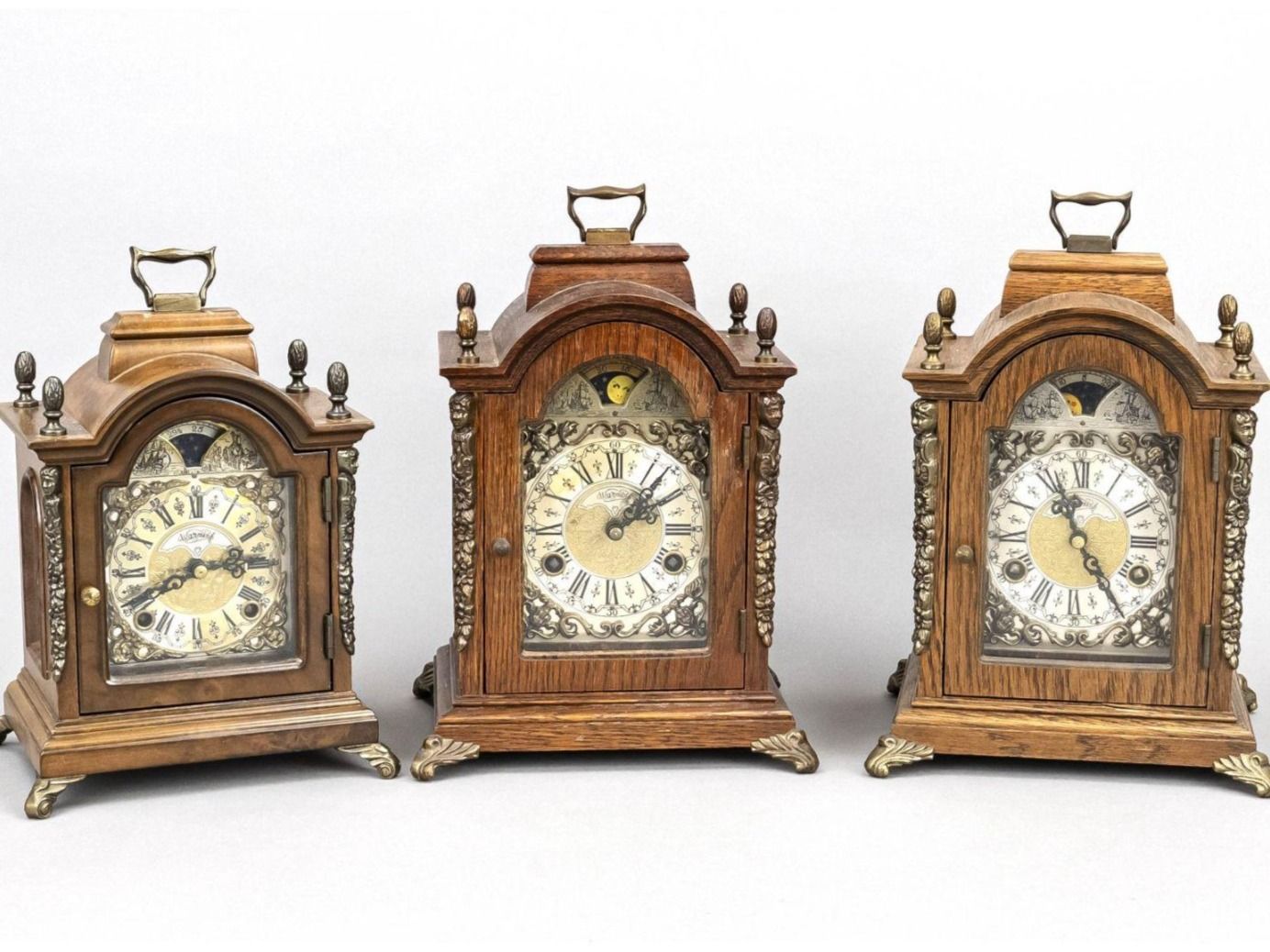 Orologi da terra & Orologi da parete: 3 Warmwink table clocks Tischuhren Horloges , 20th c – Usato da Morges venduto da 4WLS