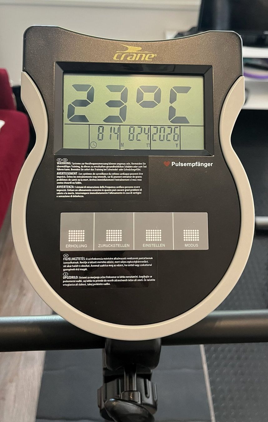 Hometrainer: Ergometer "Crane" schwarz guter Zustand – Gebraucht aus Madetswil von Remorio 4