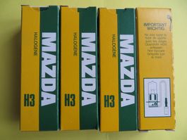 Scheinwerfer Ersatz Birnen H3  12V  100 Watt   4 Stk.