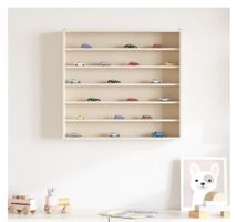 vidaXL Sammlervitrine aus Holz mit 6 Regalen 60x8,5x55 cm