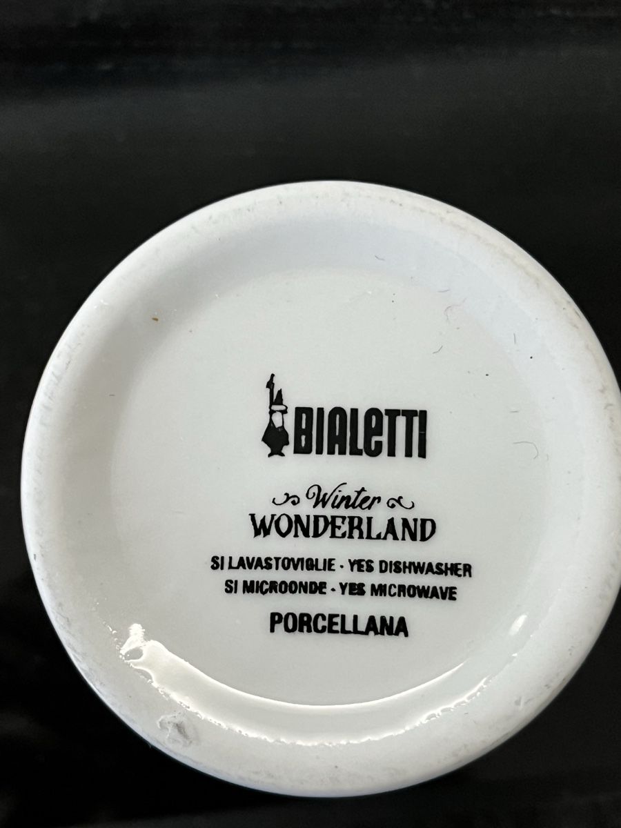 Bialetti Tazze: 2 Bialetti Espressotassen Unterteller Espresso Dessert – Usato da Frauenfeld venduto da Babytimmy 4