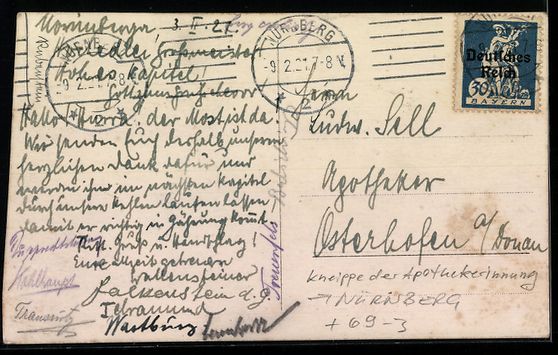 Cartoline postali: AK Nürnberg, Kneipe der Apothekerinnung – Usato da Berlin venduto da bartko-reher 1