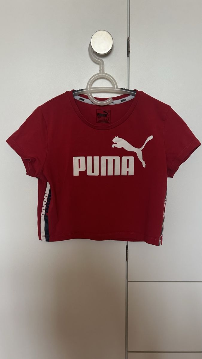 Puma Top: Puma Crop Top, Rot, Grösse S – Usato da Frenkendorf venduto da ana_h7dx