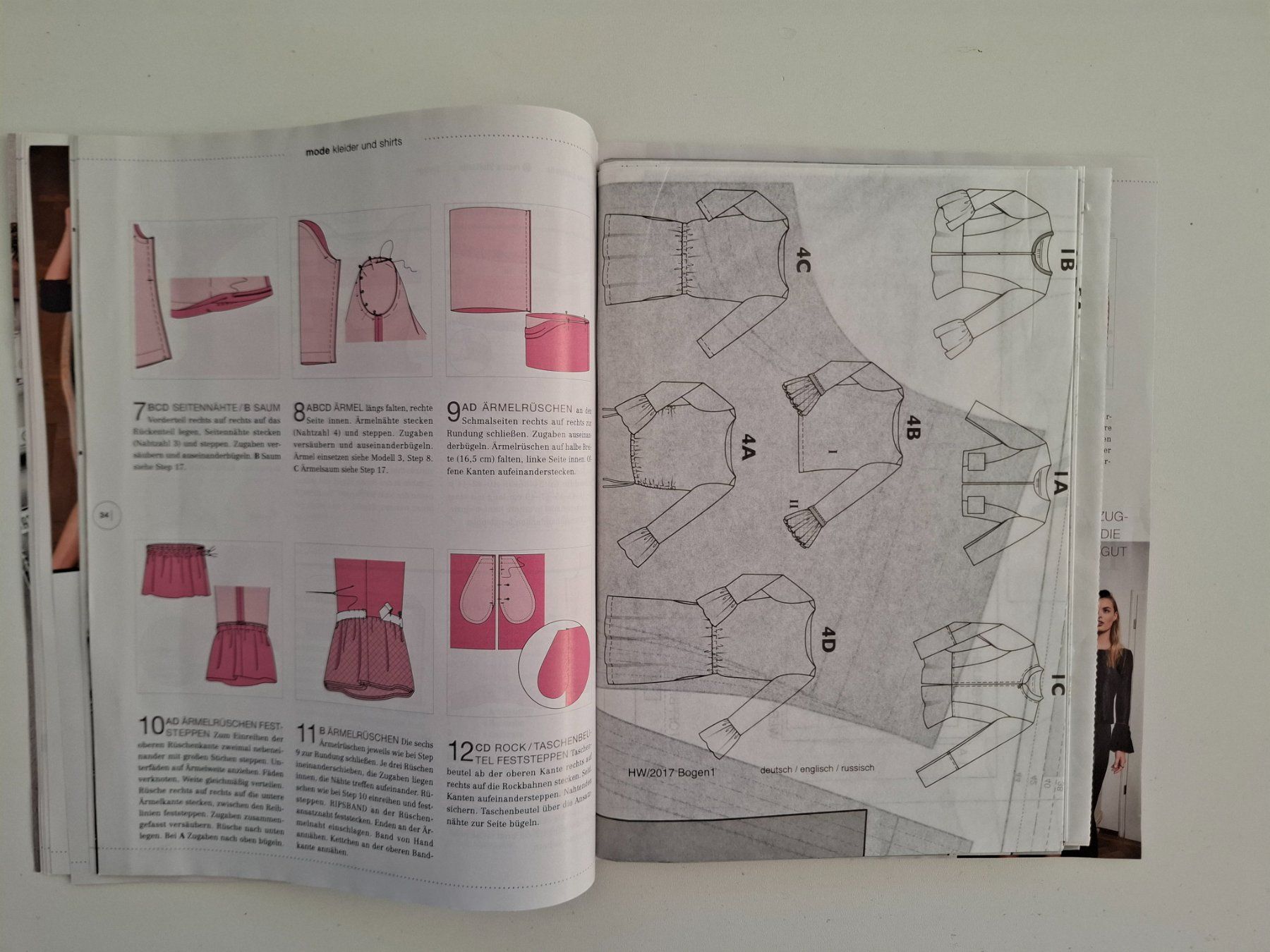 Riviste & Magazine: Burda Easy Nähzeitschrift mit Schnittmusterbogen – Nuovo e nell'imballaggio originale da Oensingen venduto da SpiPhEg46 5