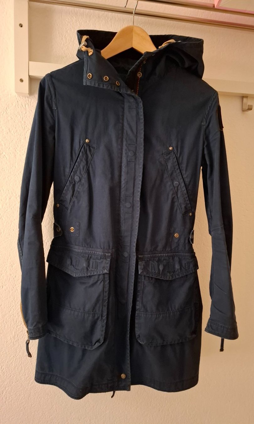 Parajumpers Vestes: Parajumpers blau Baumwolle – D'occasion à Leukerbad par mortil3