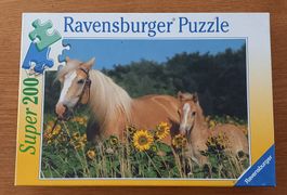 RAVENSBURGER *PFERDE - PUZZLE* 200 T./VOLLSTÄNDIG/TIPTOP
