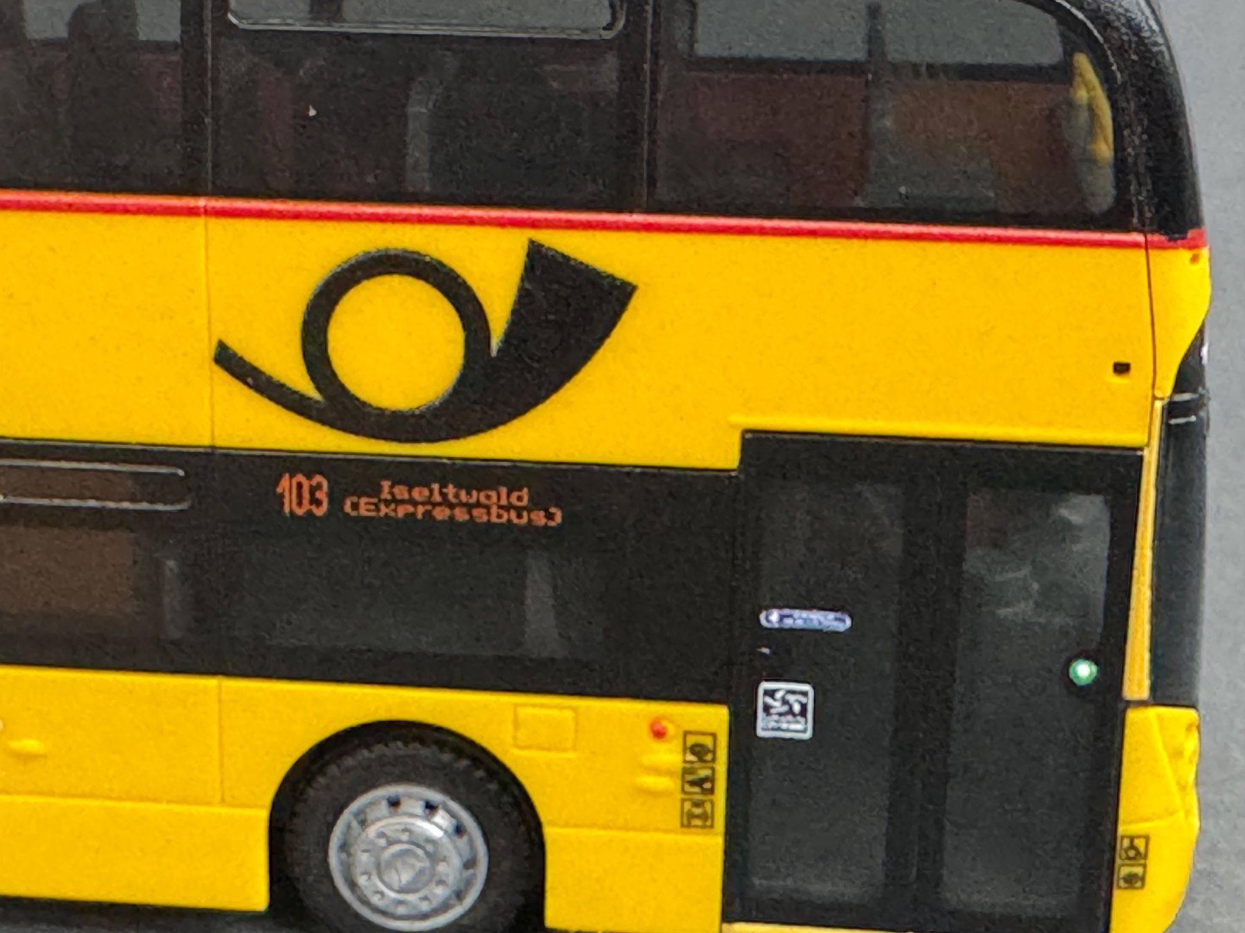 Rietze Modellini d'auto: Postauto Dennis Enviro Expressbus CH Rietze 1:87 Postbus PTT – Nuovo e nell'imballaggio originale da Luzern venduto da aa43modelcars-Luzern 5