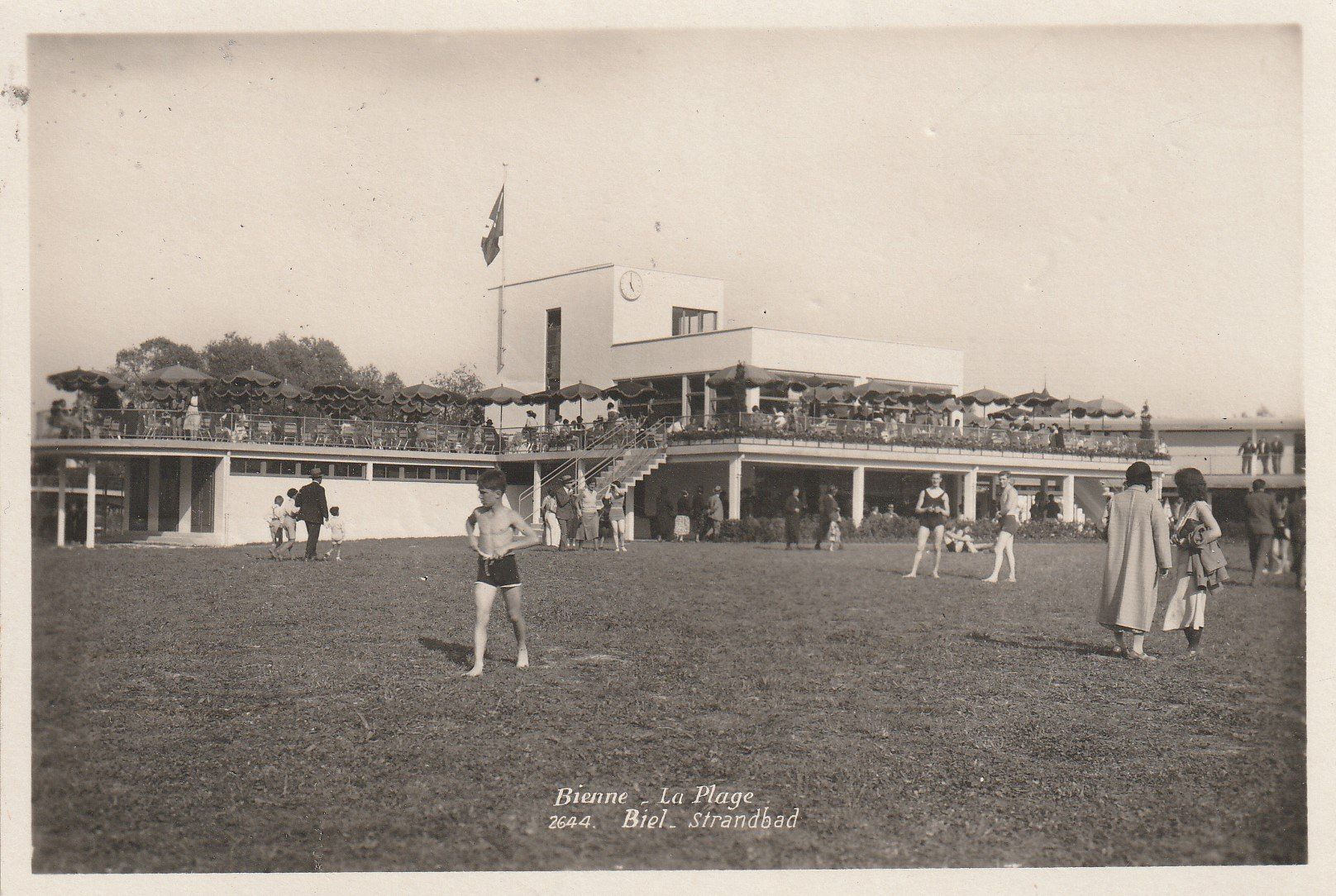 Cartes postales: Biel - Strandbad 1932 – D'occasion à uttwil par Koehlerfred