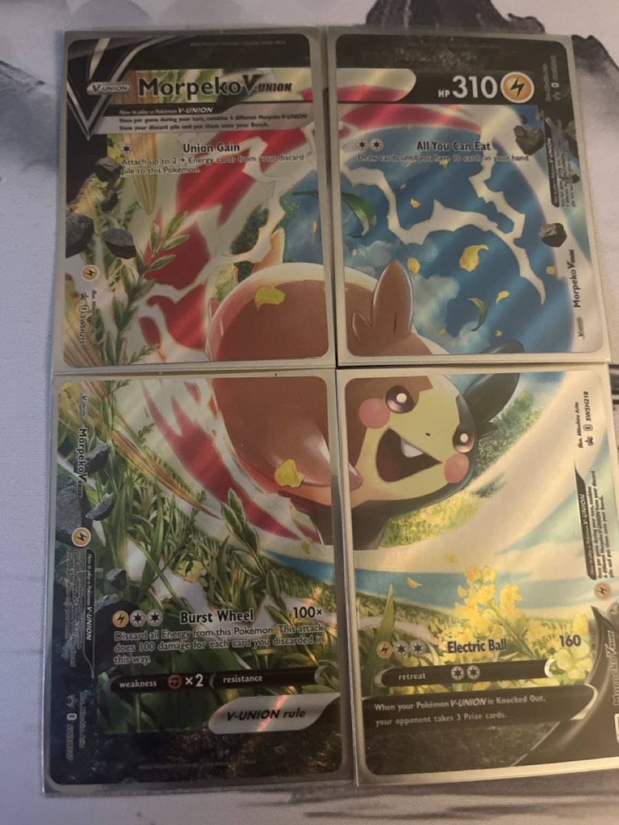 Pokémon Carte collezionabili: Morpko V Union Pokémon Karten 4 Stücke  – Nuovo (secondo la descrizione) da Zürich venduto da mzuern