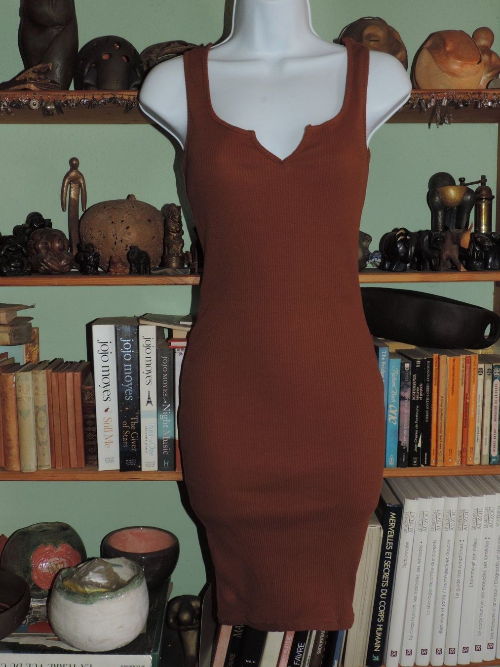 Kleider: robe moulante brun camel – Gebraucht aus Genève von Axelle333 1