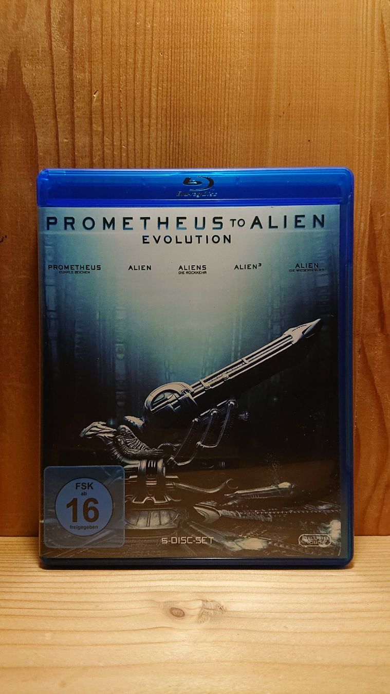 Tutti i DVDs: PROMETHEUS TO ALIEN EVOLUTION 5 Film Collection auf Blu-Ray – Usato da Wilderswil venduto da Exebub 3