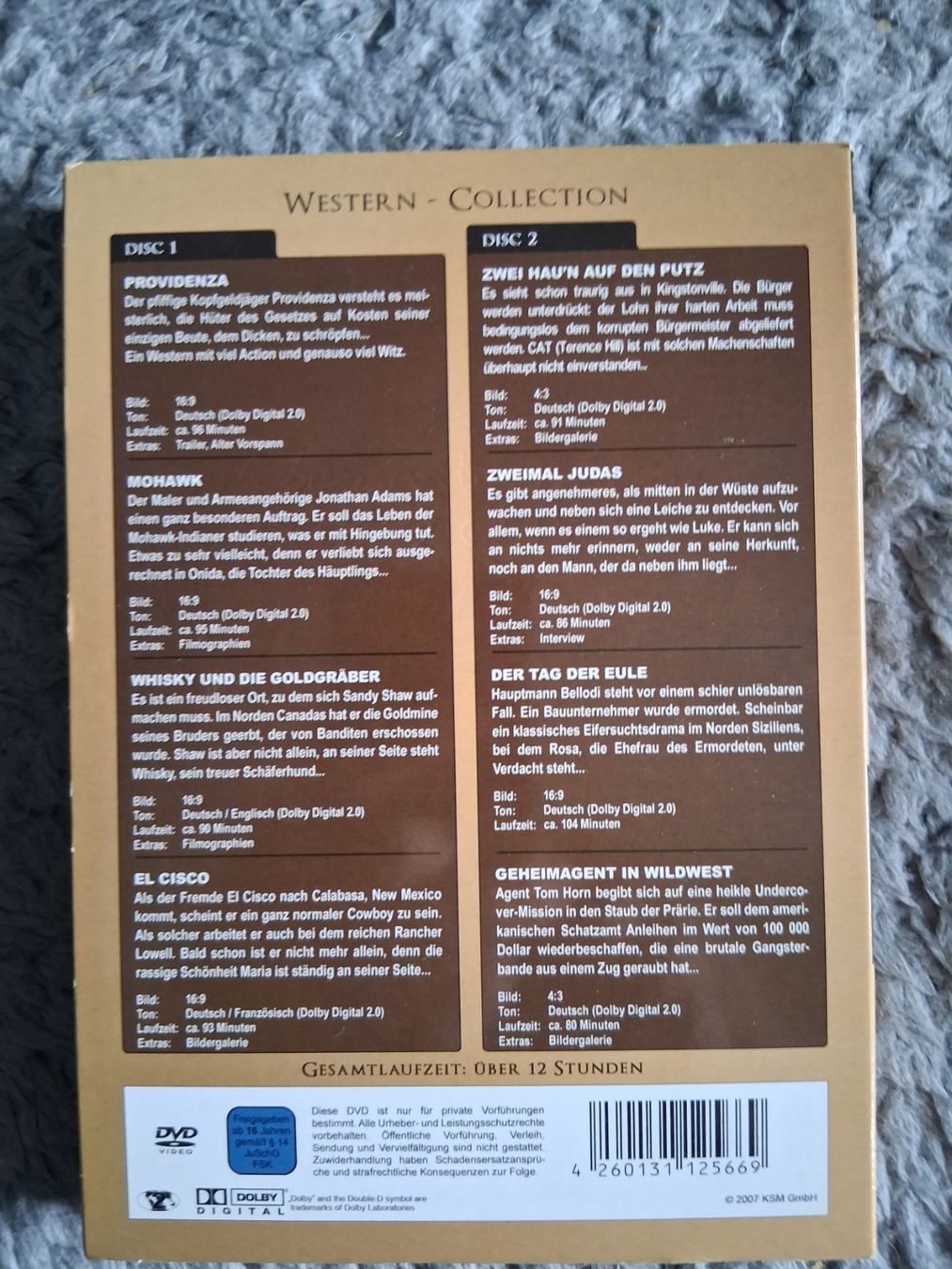 Tous les DVDs: WESTERN COLLECTION    8 FILME    DVD – D'occasion à Wetzikon ZH par Ramones01 1