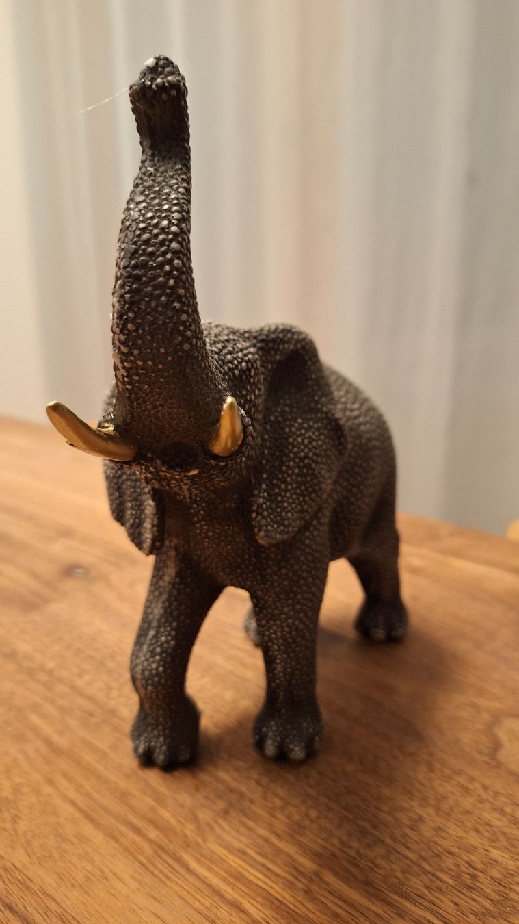 Skulpturen & Statuen: Elefant Skulptur Kunstharz ca. 20 cm hoch – Gebraucht aus Dornach von bals28 3