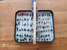 Fliegenbox R. Wheatley mit Top-Inhalt inBox OVP sehr selten
