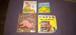 4 tolle Kinderpappbücher: Tiere, Bauernhof, Autos!