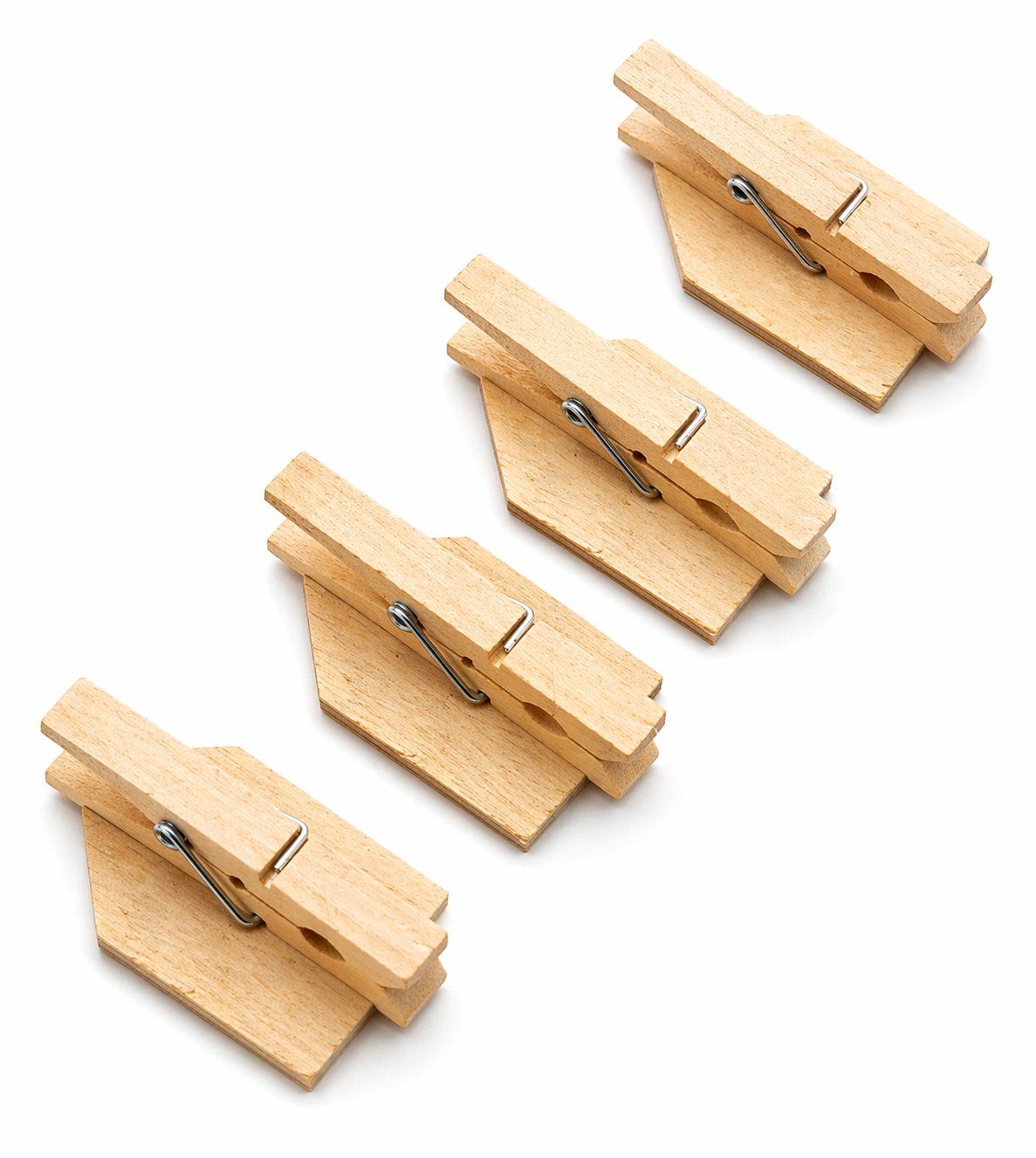 Tutte le decorazioni: 4x Holzklammern Hausform – Nuovo e nell'imballaggio originale da Fully venduto da VaneaSelection 5