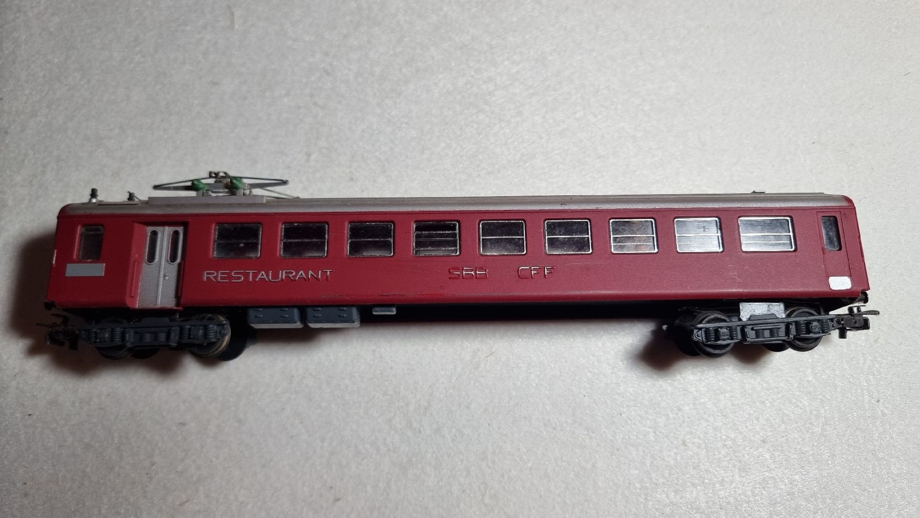Hag Modellini di ferrovie: HAG Speisewagen AC – Usato da Au ZH venduto da Krokodil08