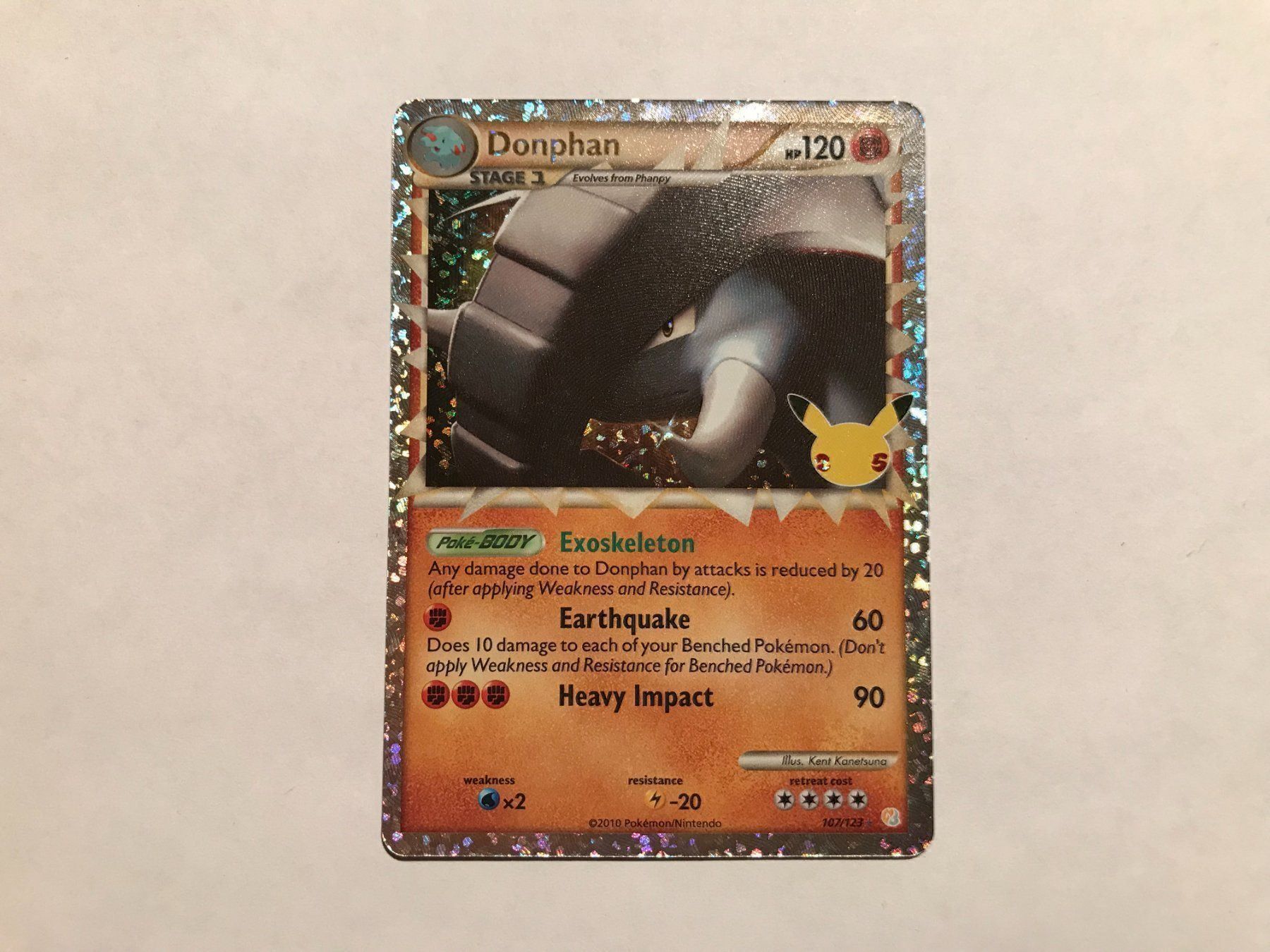 Pokémon Carte collezionabili: Donphan Prime 25th Anniversary – Nuovo (secondo la descrizione) da Hagendorn venduto da Pokecollectorch 1