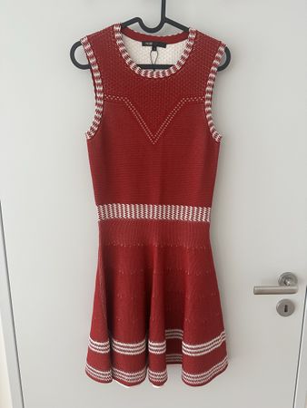 Sommerkleid Maje rot-weiss Grösse 1 - wie neu!