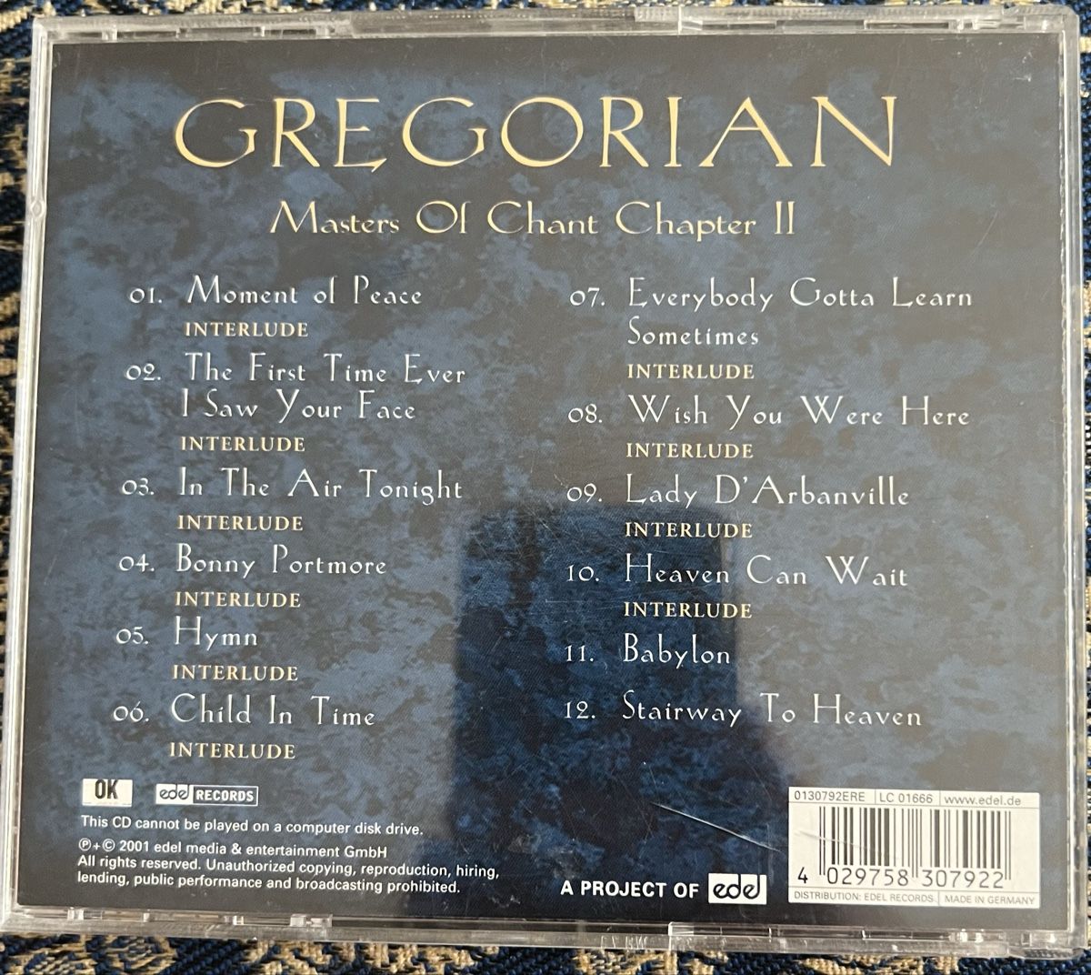 CDs: Gregorian Master of chant chapter II – Gebraucht aus Basel von Caramelbonbon 1