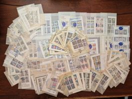 FL 1981-89 NEU **4-er Blocks mit Tabs & Einzel aus ABO