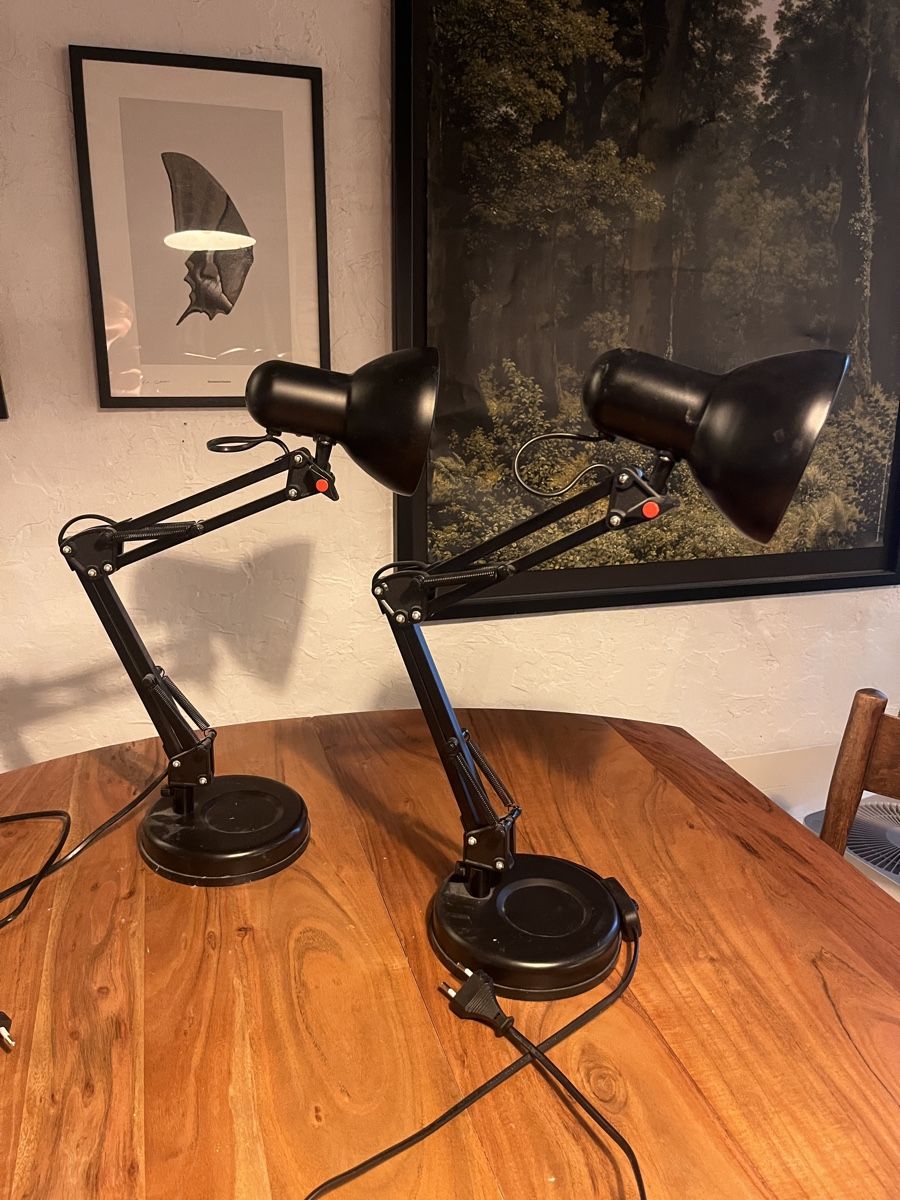 Lampade: schwarze Schreibtischlampe – Usato da Winterthur venduto da serc.e 4