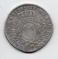 (2264) Frankreich, ½ Ecu aux Branches 1728 W, vz
