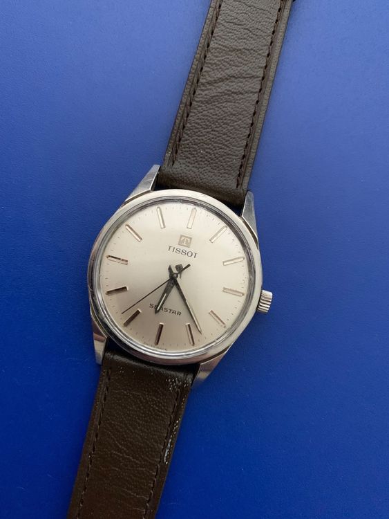 Tissot Seastar Vintage Handaufzug 34mm Läuft | Kaufen Auf Ricardo