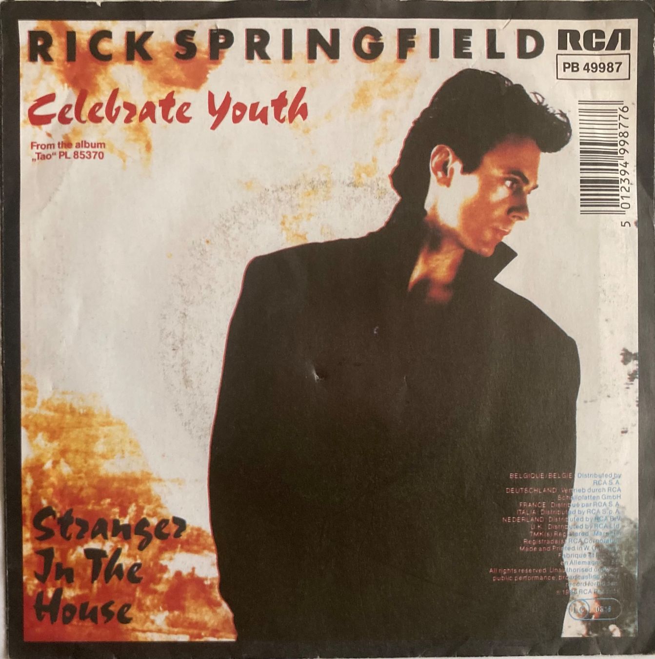 Vinyles: RICK SPRINGFIELD - CELEBRATE YOUTH – D'occasion à Poliez-Pittet par Newtown-Records 1