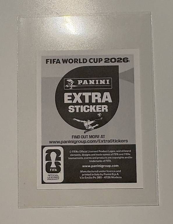 Carte collezionabili: ACHRAF HAKIMI EXTRA STICKER PANINI WC 2026 – Usato da Zürich venduto da rub_87sh 1