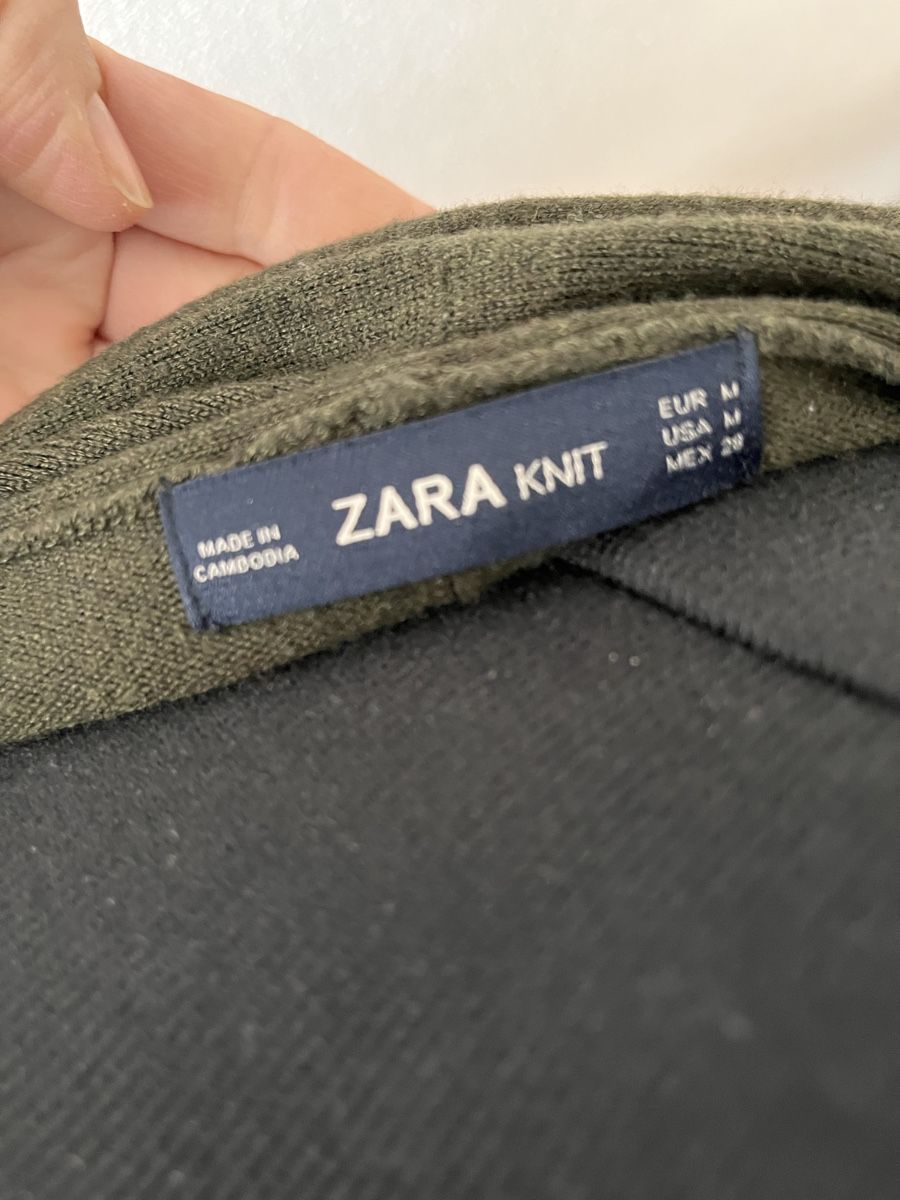 Zara Jacken: Zara Strickjacke, Gr. M, Khaki, Übergangsjacke – Gebraucht aus Buchs SG von Vrenilein 1