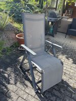Gartenliegestuhl, Aluminium, sehr bequem