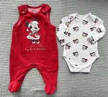 WeihnachtsOutfit MiniMaus Body+Strampler C&A, Gr. 62