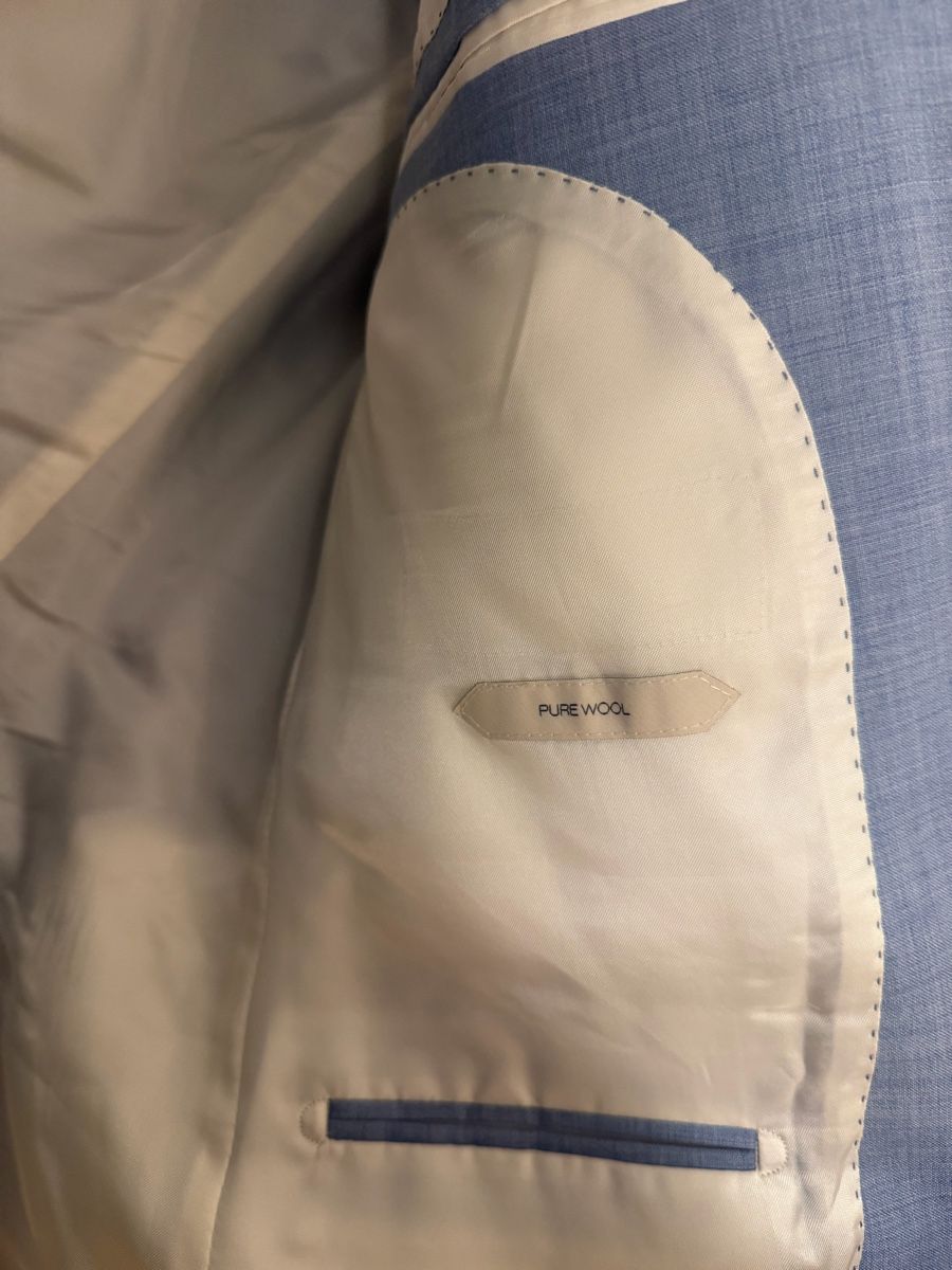 Giacche: Blazer Wolle hellblau grösse 38 – Usato da Zürich venduto da Glamour2019 1