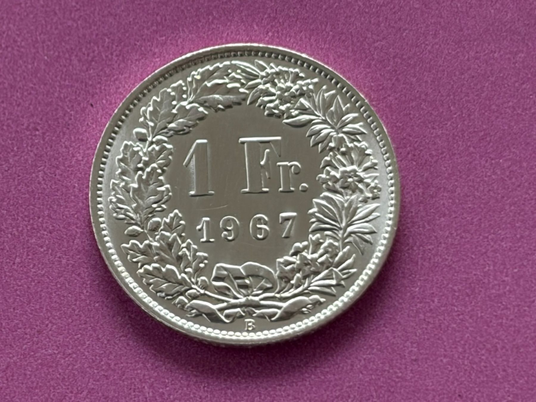 Tutti le monete: 1 Fr. 1967 vorzüglich – Usato da Kräiligen venduto da wolle2101