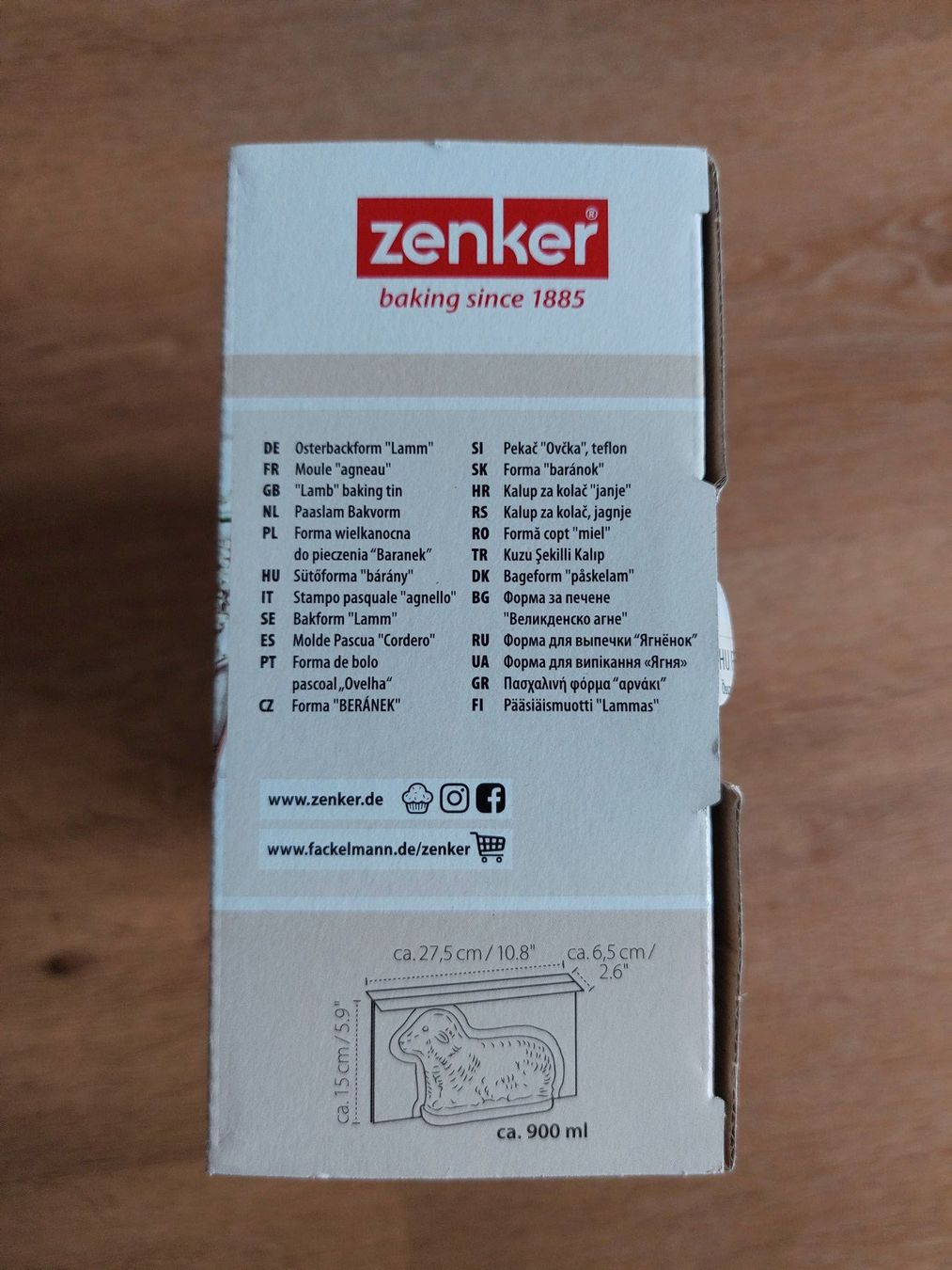Teglie da forno: Zenker Osterlammform Schaf Backform NEU – Usato da Heerbrugg venduto da Sonytime 2