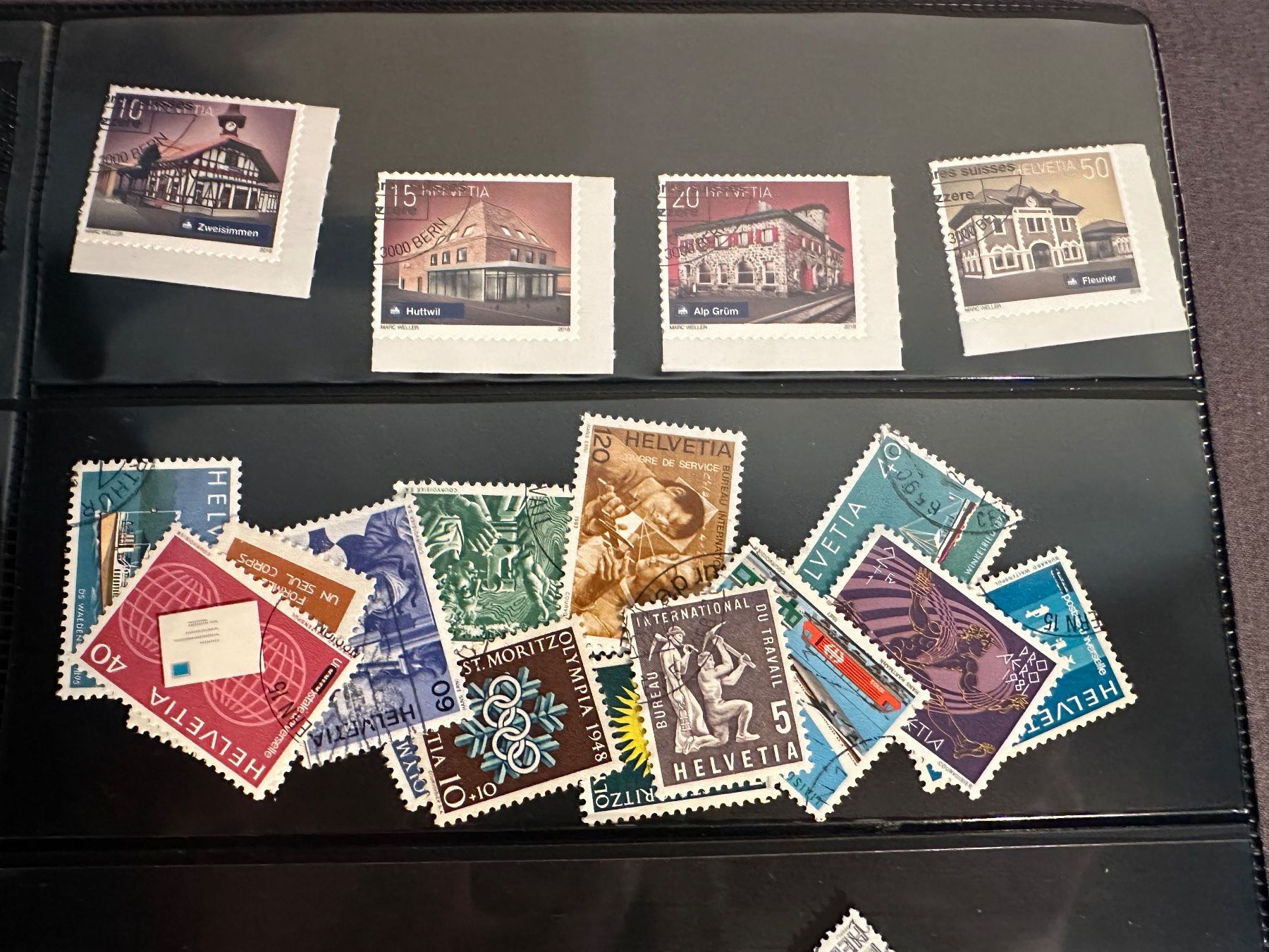 Tutti i francobolli: Chaos Sammlung Schweizer Briefmarken – Usato da Stettfurt venduto da 2442 4