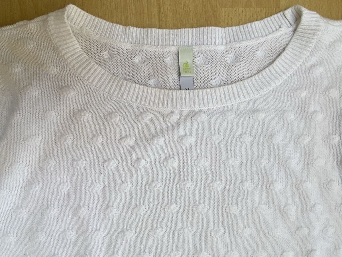 Adidas Maglioni & Felpe: Adidas Neo Pullover,  XS, Baumwolle weiss – Usato da Buochs venduto da H16 4