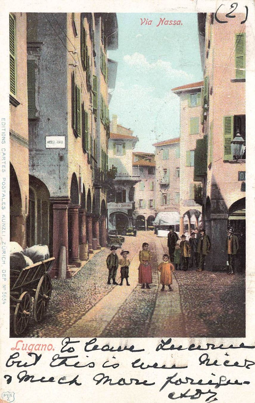 Cartes postales: Lugano via nassa animata – D'occasion à Biasca par Blenio71
