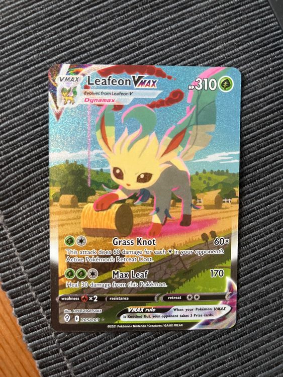 Pokemon Leafeon Vmax Alternative Evolving Skies Near Mint | Kaufen auf ...