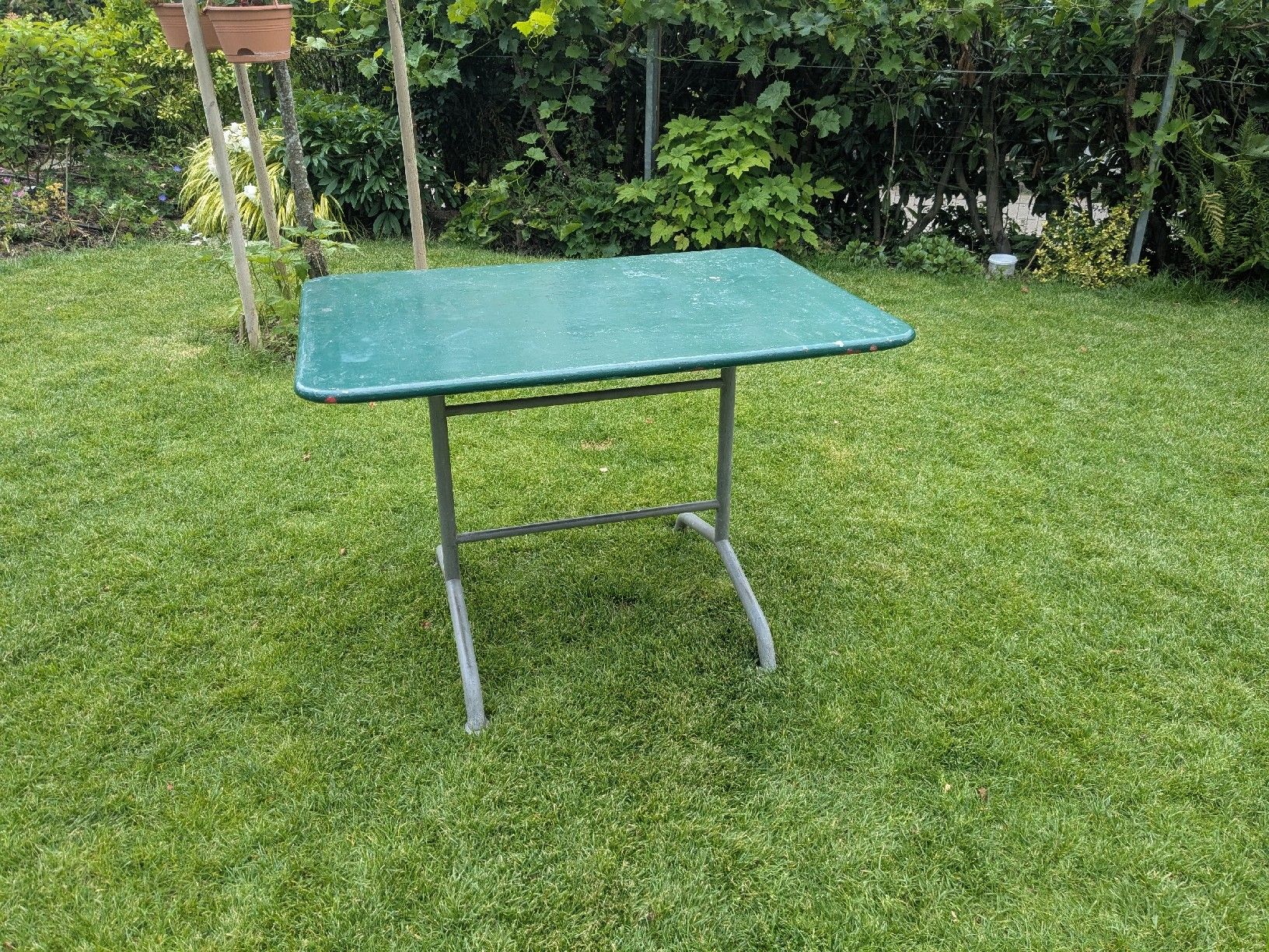 Bigla Tavoli: Bigla Gartentisch 100x70 grün  – Usato da Binningen venduto da TiredHornet 2