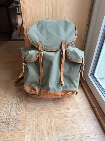 Wunderschöner Vintage-Rucksack von Leder Ruffner