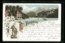 Litho Seelisberg, Tells Denkmal, Tellska